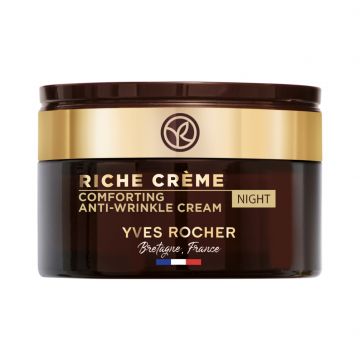 Crema antirid de noapte cu 30 de uleiuri pretioase, 50ml, Yves Rocher