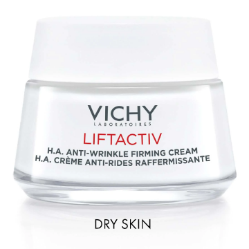 Crema de zi antirid si fermitate pentru ten uscat Liftactiv H.A, 50 ml, Vichy