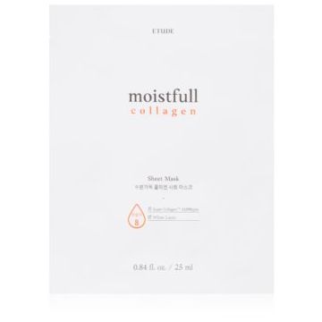 ETUDE Moistfull Collagen mască textilă hidratantă cu colagen