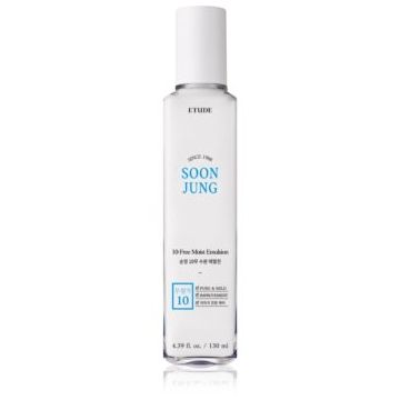 ETUDE SoonJung 10-Free Moist Emulsion emulsie calmanta si hidratanta pentru piele sensibila si iritabila