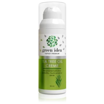 Green Idea Tea Tree Oil Creme crema de zi regeneranta pentru ten acneic Green Idea Tea Tree Oil Creme crema de zi regeneranta pentru ten acneic