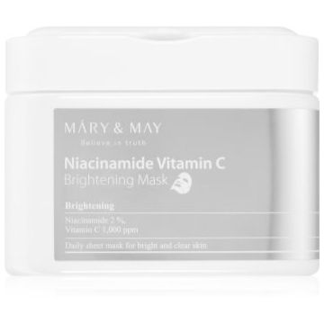 MARY & MAY Niacinamide Vitamin C Brightening Mask set de măști textile pentru o piele mai luminoasa