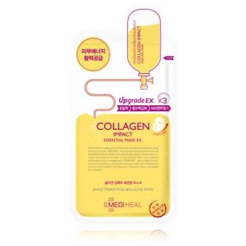 MEDIHEAL Essential Mask Collagen Impact mască textilă de îngrijire cu colagen