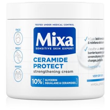 Mixa Ceramide Protect cremă de corp regeneratoare pentru piele sensibila Mixa Ceramide Protect cremă de corp regeneratoare pentru piele sensibila