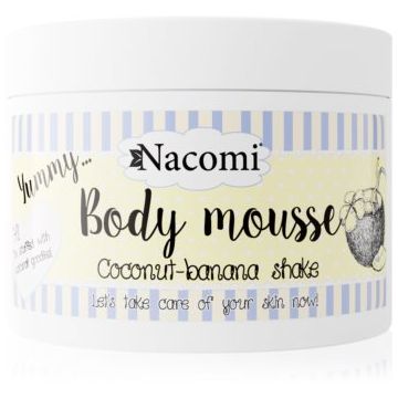 Nacomi Yummy... Coconut Banana Shake spumă de corp revigorantă