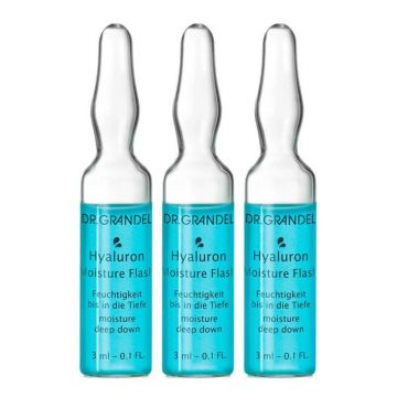 Set fiole cu acid hialuronic Hyaluron, 3x3ml, Dr.Grandel
