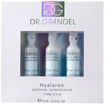 Set fiole cu acid hialuronic Hyaluron, 3x3ml, Dr.Grandel