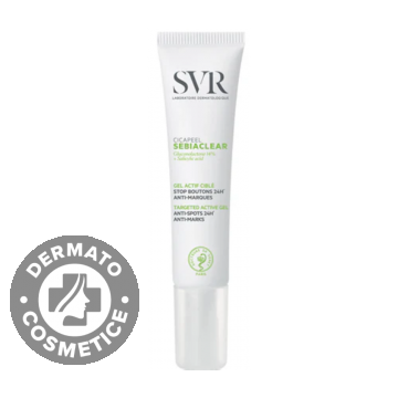 Tratament acnee inflamatorie Sebiaclear Cicapeel, 15ml, SVR Tratament acnee inflamatorie Sebiaclear Cicapeel, 15ml, SVR