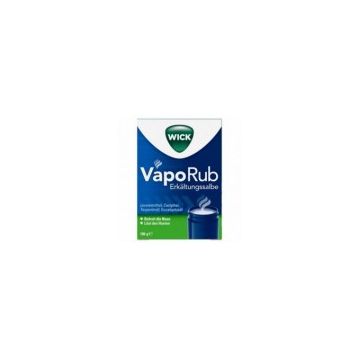 Unguent Rubefiant, Wick, VapoRub, Efect Adjuvant impotriva Simptomelor de Raceala si Tuse, 100gr