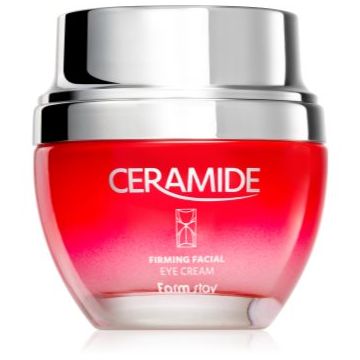 Farmstay Ceramide Eye crema de ochi pentru fermitate