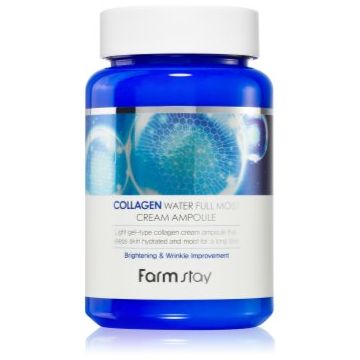 Farmstay Collagen Water Full Moist Cream Ampoule cremă hidratantă in fiole