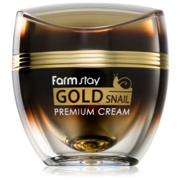 Farmstay Gold Snail cremă pentru față cu extract de melc
