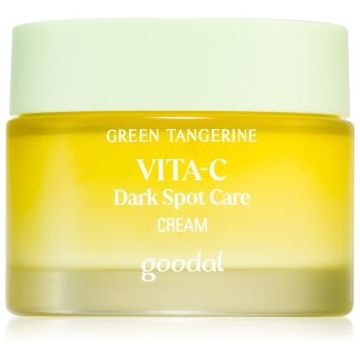 Goodal Green Tangerine Vita-C cremă hidratantă cu efect iluminator pentru piele normală și sensibilă