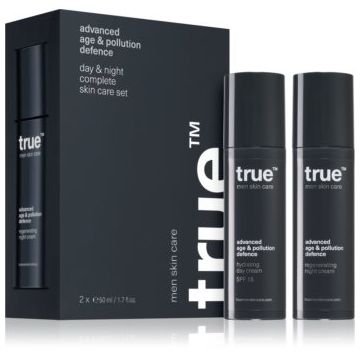 true men skin care Day & night complete skin care set set pentru îngrijirea pielii ziua și noaptea pentru bărbați