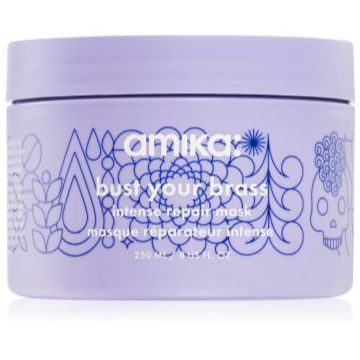 amika Bust Your Brass Cool Blonde Masca regeneratoare pentru părul blond şi gri