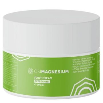 Crema cu Magneziu si Menta pentru Picioare Obosite sau cu Afectiuni - Osi Magnezium, 100 ml Crema cu Magneziu si Menta pentru Picioare Obosite sau cu Afectiuni - Osi Magnezium, 100 ml