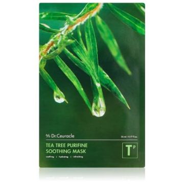 Dr.Ceuracle Tea Tree Purifine mască textilă calmantă pentru ten acneic