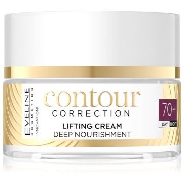 Eveline Cosmetics Contour Correction crema hranitoare cu efect de lifting 70+