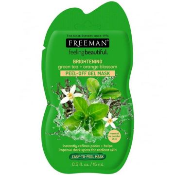 Masca exfolianta antioxidanta cu Vitamina C si Ceai Verde FREEMAN Peel-Off Gel Mask, 15 ml