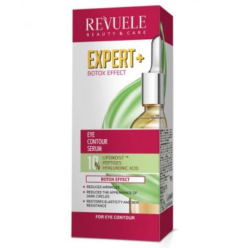 Ser Contur pentru Ochi cu Efect de Lifting, cu Peptide si Acid Hialuronic, Revuele, 30 ml