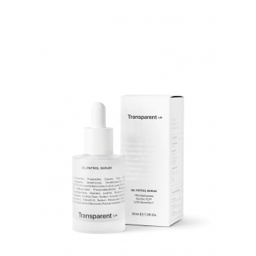 Serum matifiant cu 10% Niacinamide Oil Patrol, 30ml, Transparent Lab