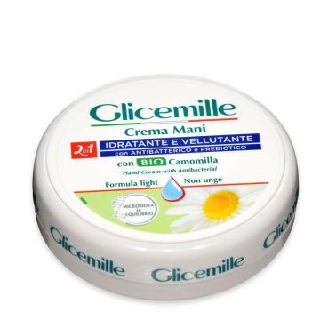Crema hidratanta pentru maini cu glicerina & musetel bio si vitamina E, 100ml, Glicemille Crema hidratanta pentru maini cu glicerina & musetel bio si vitamina E, 100ml, Glicemille