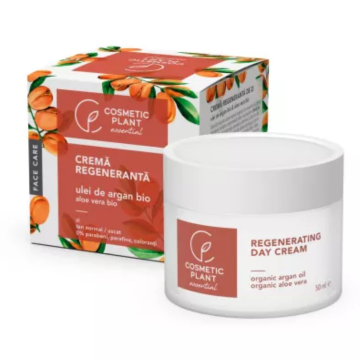 Crema regeneranta de zi Essential, 50 ml, Cosmetic Plant