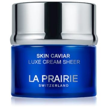 La Prairie Skin Caviar Luxe Cream Sheer cremă de lux pentru fermitate cu efect de nutritiv