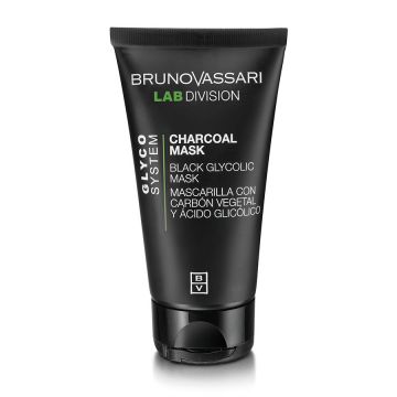 Masca cu acid glicolic si carbune Bruno Vassari Glyco System Charcoal Mask 50ml