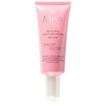 MIYA Cosmetics SecretGLOW crema iluminatoare cu vitamine