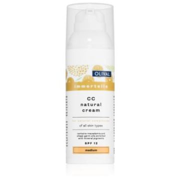 Olival Immortelle Natural crema CC hidratanta SPF 12