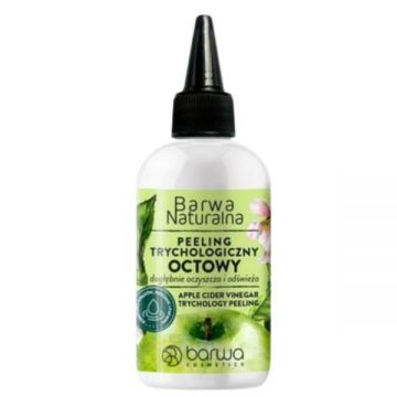 Peeling tricologic pentru scalp, cu otet de mere, Barwa Cosmetics, 100 ml Peeling tricologic pentru scalp, cu otet de mere, Barwa Cosmetics, 100 ml