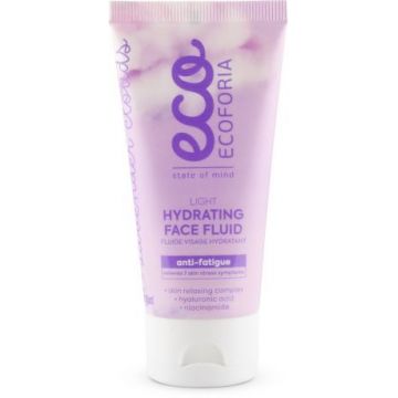 Solutie hidratanta cu textura usoara pentru fata Lavender Clouds, 50ml, Ecoforia