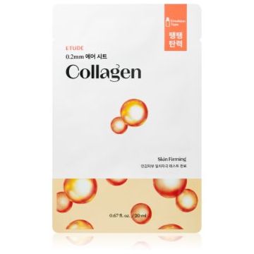 ETUDE 0.2 Therapy Air Mask Collagen mască textilă cu efect antirid pentru hidratare si fermitate