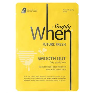 Masca faciala hidratanta pentru ten obosit cu miere si acid hialuronic Future Fresh, 23ml, When Beauty