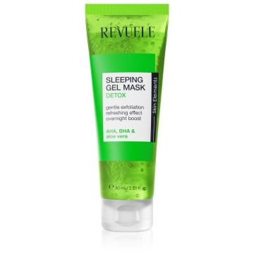 Revuele Sleeping Gel Mask Detox masca faciala detoxifianta pentru noapte