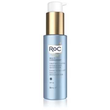RoC Multi Correxion Even Tone + Lift crema de zi pentru fermitate pentru uniformizarea culorii pielii