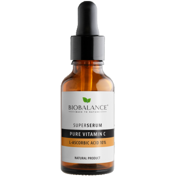 Ser de fata Pure Vitamin C Acid L-Ascorbic 10% Super Serum, 30ml, Bio Balance