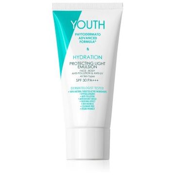 YOUTH Hydration Protecting Light Emulsion crema de protectie pentru fata si corp SPF 30