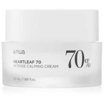 Anua Heartleaf 70% Intense Calming Cream crema intens hidratanta si calmanta pentru toate tipurile de ten, inclusiv piele sensibila