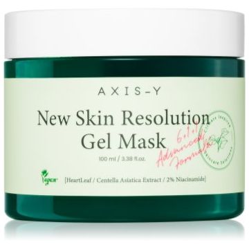 AXIS-Y 6+1+1 Advanced Formula New Skin Resolution Gel Mask Masca Gel calmanta cu efect racoritor