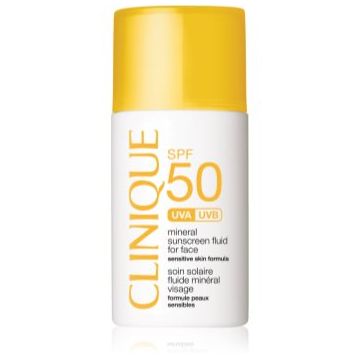 Clinique Sun SPF 50 Mineral Sunscreen Fluid For Face fluid mineral cu protecție solară SPF 50