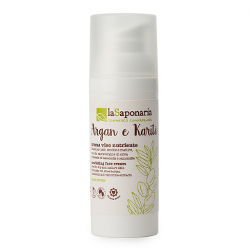 Crema de fata hranitoare cu ulei de argan si unt de shea, 50ml, La Saponaria