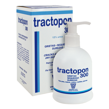 Crema hidratanta Tractopon dermoactiva cu uree 15%, 300ml, Vectem