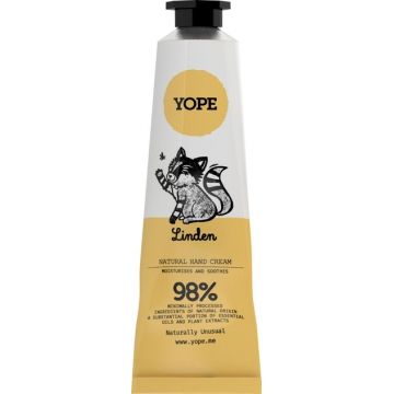Crema naturala de maini Linden, 50ml, Yope