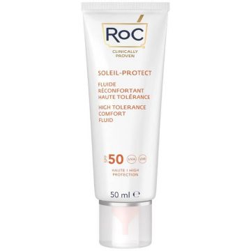 Fluid reconfortant cu SPF 50 Soleil Protect, 50ml, Roc Fluid reconfortant cu SPF 50 Soleil Protect, 50ml, Roc