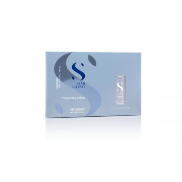 Lotiune pentru Cresterea Densitatii Parului - Alfaparf Milano Semi di Lino Density Thickening Lotion, 6 x 13 ml