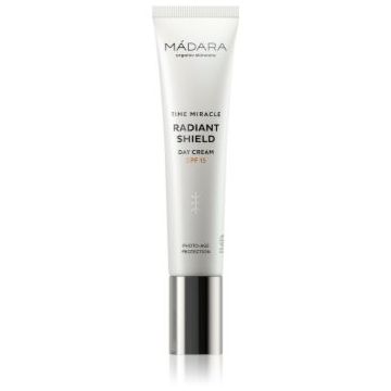 MÁDARA Time Miracle Radiant Shield crema de protectie iluminatoare SPF 15