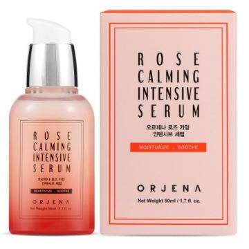 Ser calmant cu apa de trandafiri, 50ml, Orjena