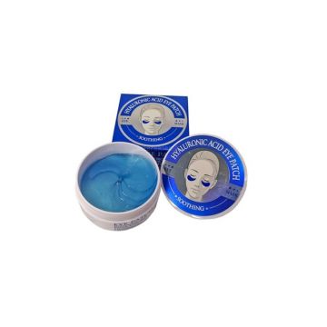 Set 60 Plasturi Hidrogel pentru Ochi, cu Acid Hialuronic, Spirulina si Colagen, Wokali, Eye Patch